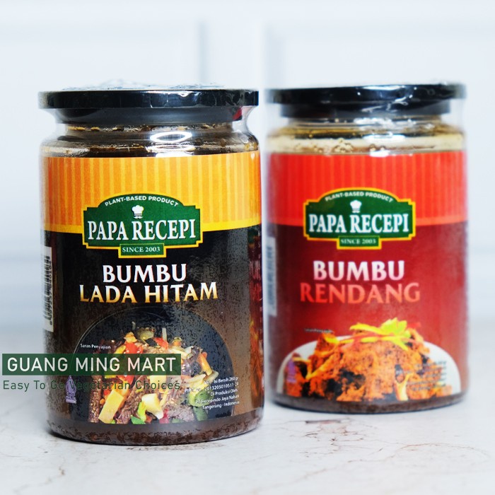 

Papa Recepi Bumbu Vegetarian Bumbu Rendang & Bumbu Lada Hitam 020