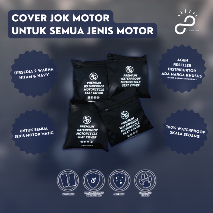 Terlaris Jok Cover Jok Sarung Jok Motor Vario Nmax Aerox Anti Air Dan Anti Kucing