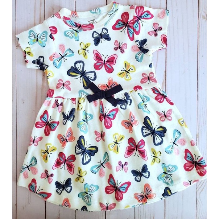 Dress Bayi Newborn Kupu-Kupu 6 bulan -18 bulan