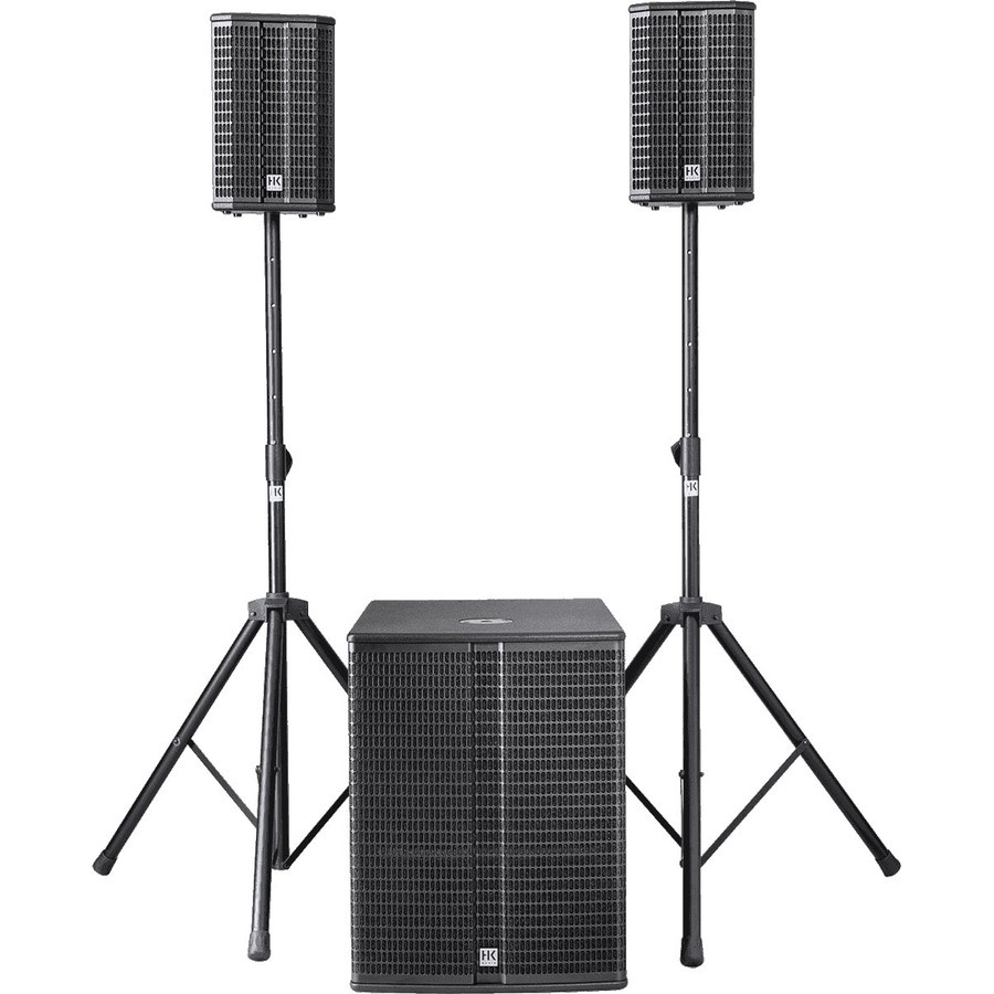 HK Audio LUCAS 2K18 Active 2.1 stereo portable PA system 2000W Peak.P