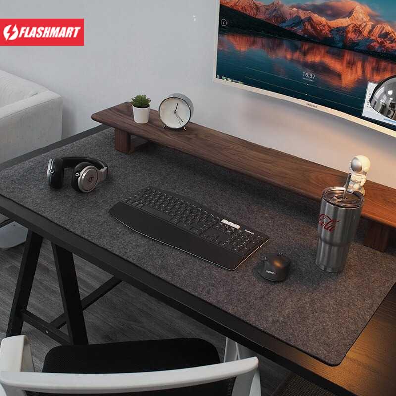 Flashmart Mouse Pad Alas Laptop Keyboard XXL Non Slip Desk Mat 90x40 cm - KIM94