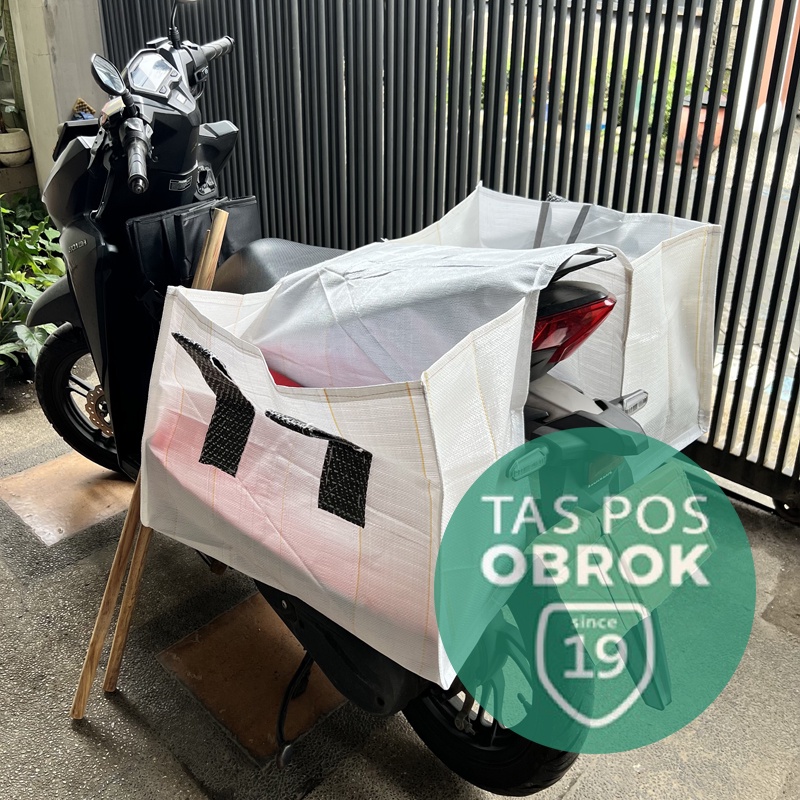 TPO Tas Pos Sak Karung TSK tas motor karung terpal/tas kurir/tas pos/keranjang motor