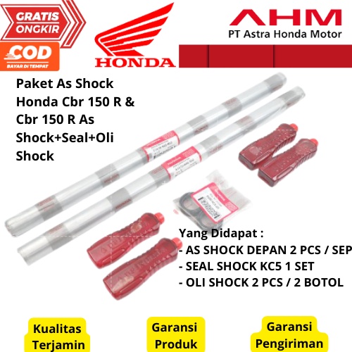 Paket As Shock Honda Cbr 150 R & Cbr 150 R As Shock+Seal+Oli Shock