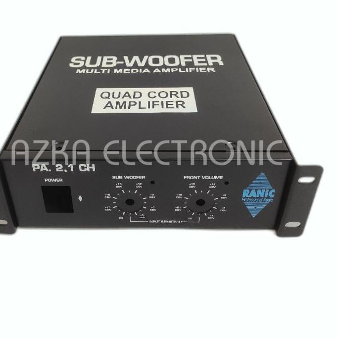 ♀ Box Power Amplifier Subwoofer 2.1 Channel ✸