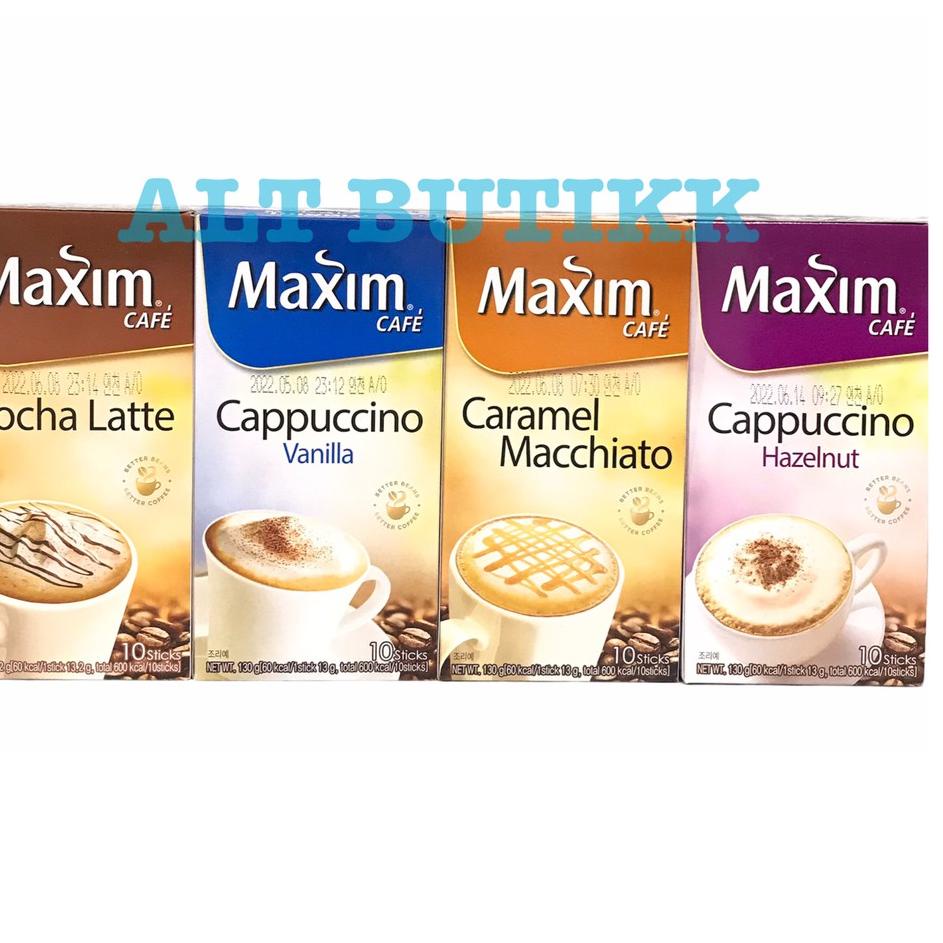 

✯ MAXIM CAFE COFFEE | Mocha Latte Caramel Macchiato Vanilla Hazelnut ➬