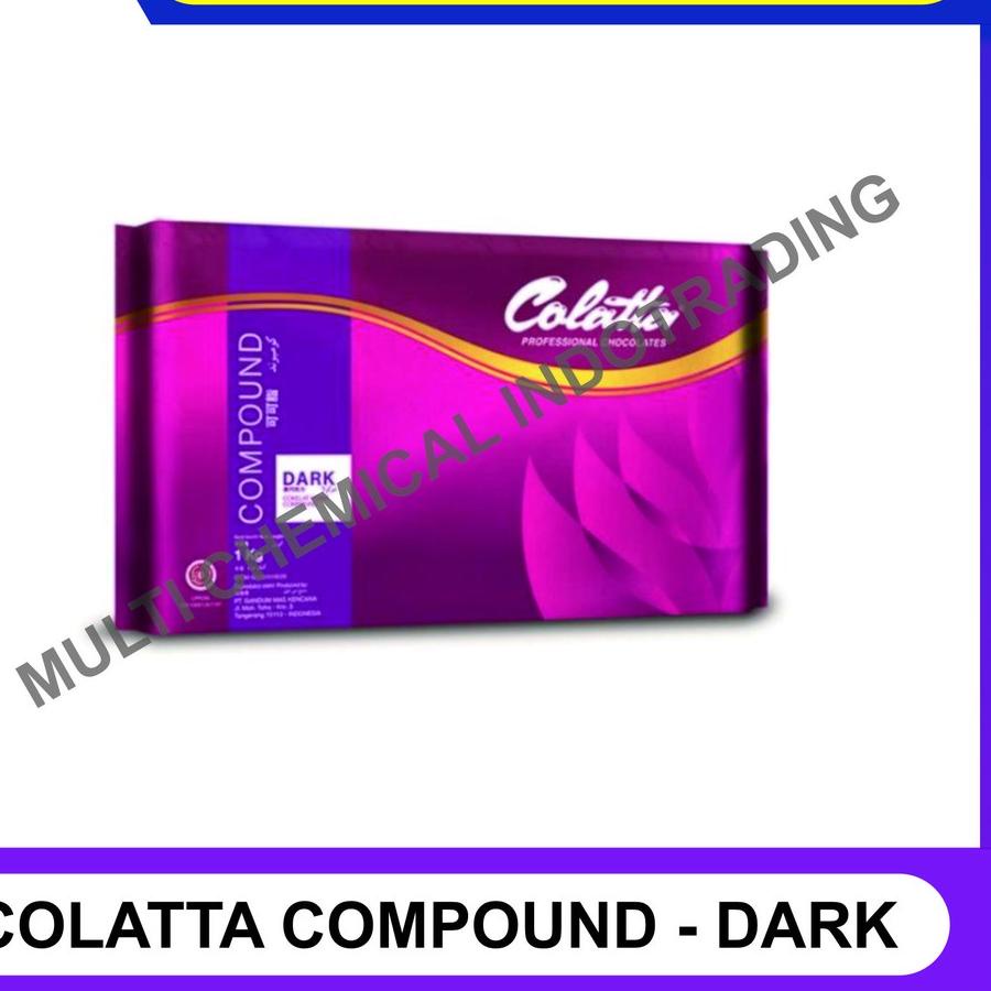 

➺ COLATTA DARK CHOCOLATE COMPOUND / COKLAT BATANG PAHIT 1 KG ➩