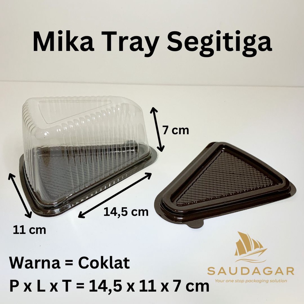 Mika Kue Tart Segitiga / Tray Slice Cake Segitiga