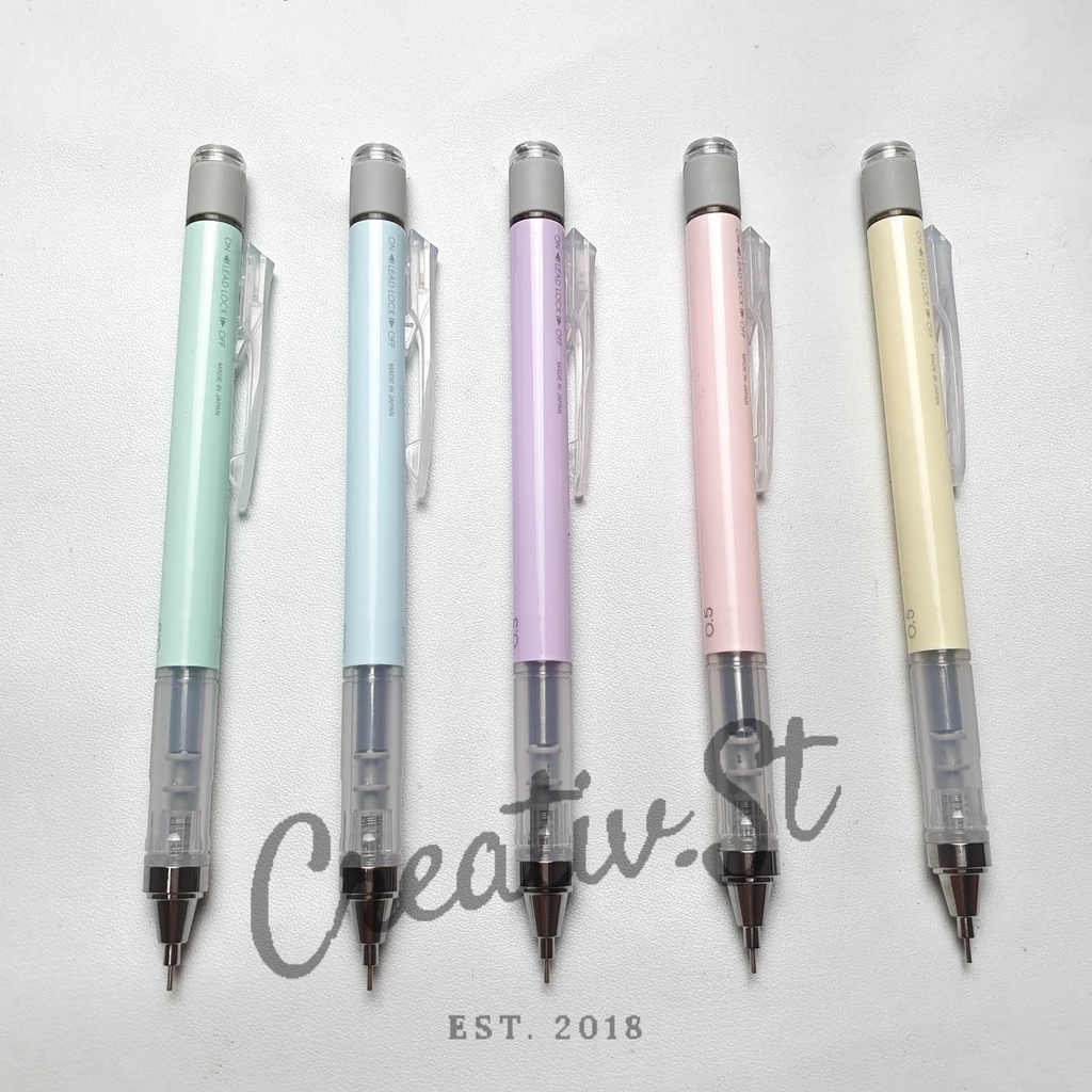 

H7Y TOMBOW Mono Graph Mechanical Pencils Pastel 0.5 0.3 Mm Pensil Mekanik