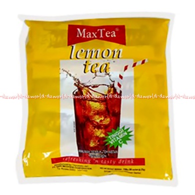 Max Tea Lemon Tea Isi 30sachet Maxtea Teh Instan Rasa Lemon Lemontea Lemon Tee Maxtea Instant Kemasan Sachet