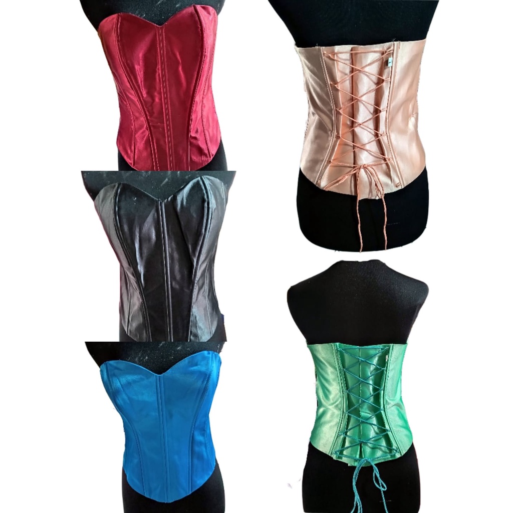 bustier satin