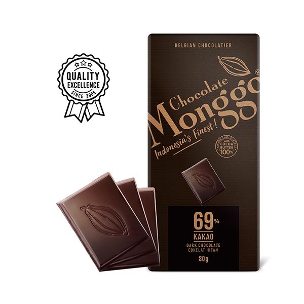 

Monggo - Dark Chocolate 69% Tablet 80G