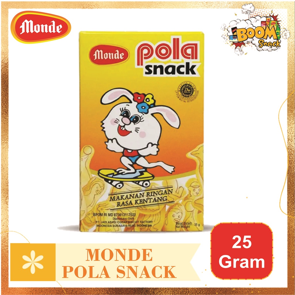 

Monde Pola Snack Kemasan 25 Gram