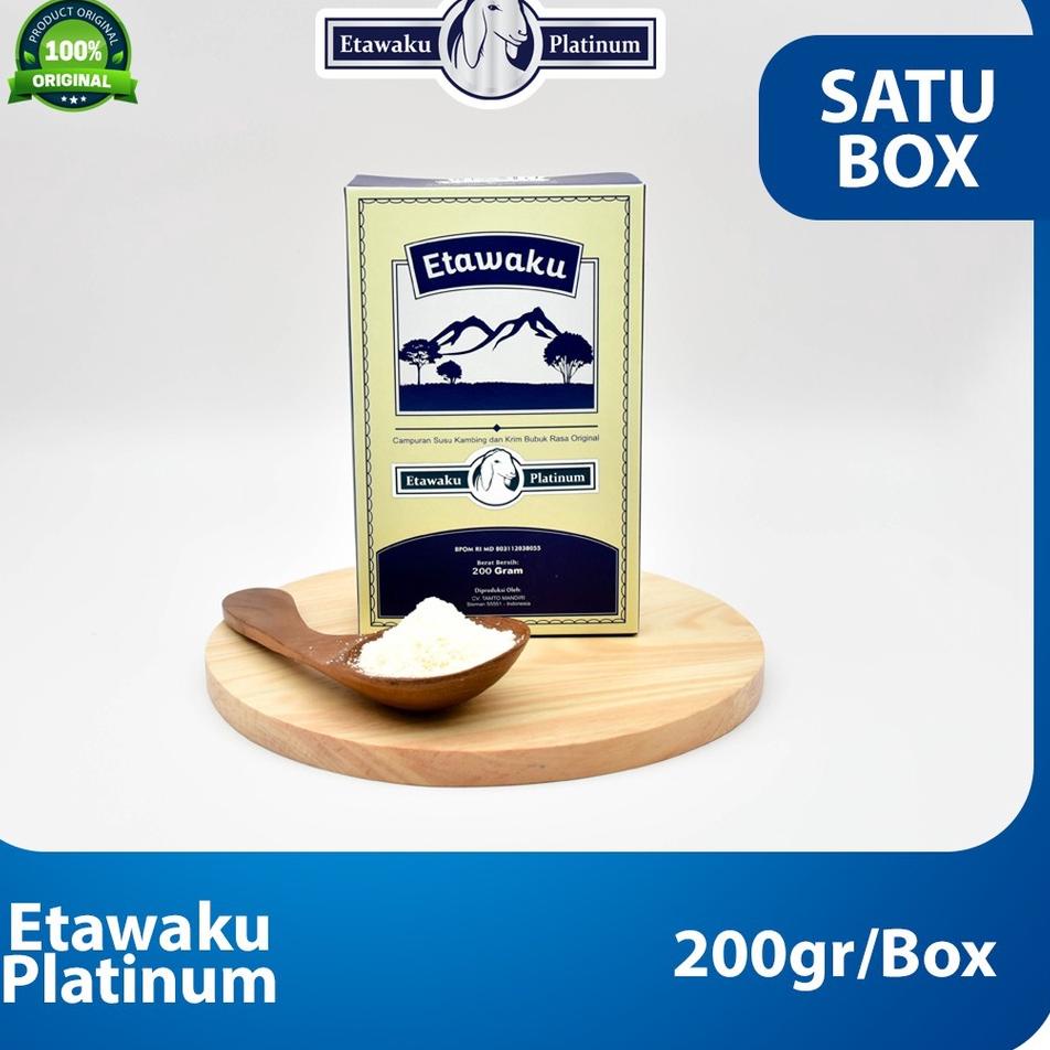 

♠ Etawaku Platinum - Susu Kambing Etawa Murni + Krimer Bubuk yang Berkhasiat Tinggi Memiliki Kandungan Protein dan Vitamin Kompleks yang lengkap dan Rendah Lemak