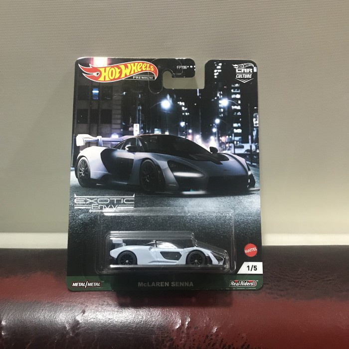 HOTWHEELS EXOTIC ENVY MCLAREN SENNA TERLARIS