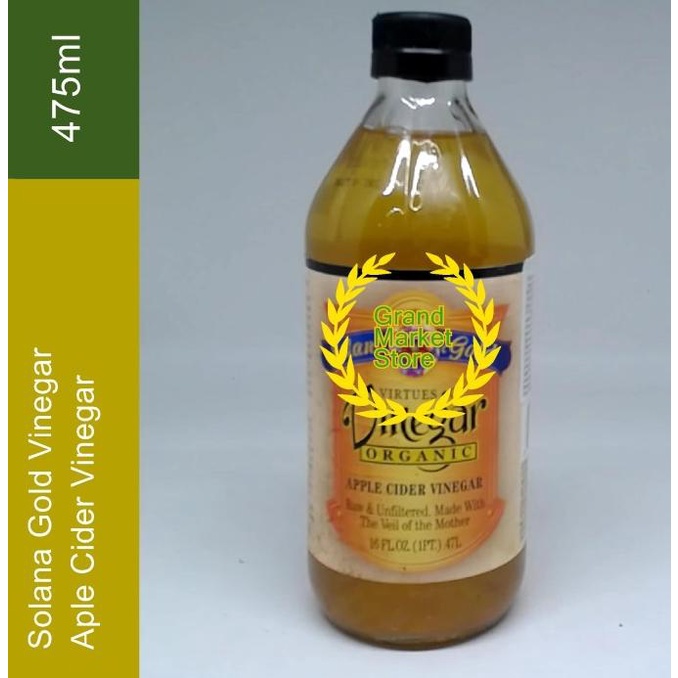 

Apple Cider Vinegar Organic Solana Gold Cuka Apel hen