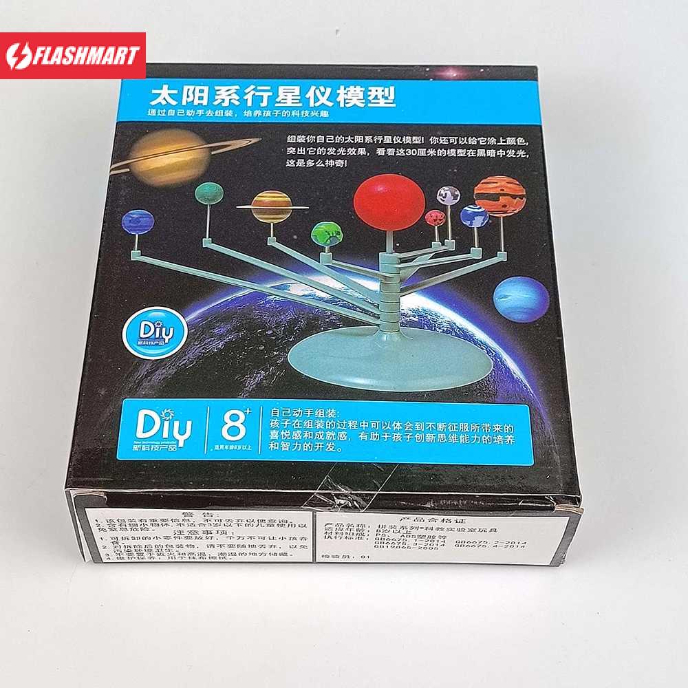 Flashmart Pajangan Miniatur DIY Tata Surya 9 Planet Solar System Planetary - 2135