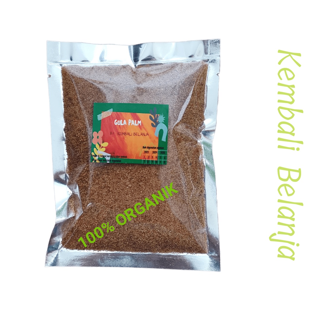 Gula Palm Organik 250 Gram/ Gula Palem Organik Grade A/ Gula Semut Organik/ Organic Palm Sugar