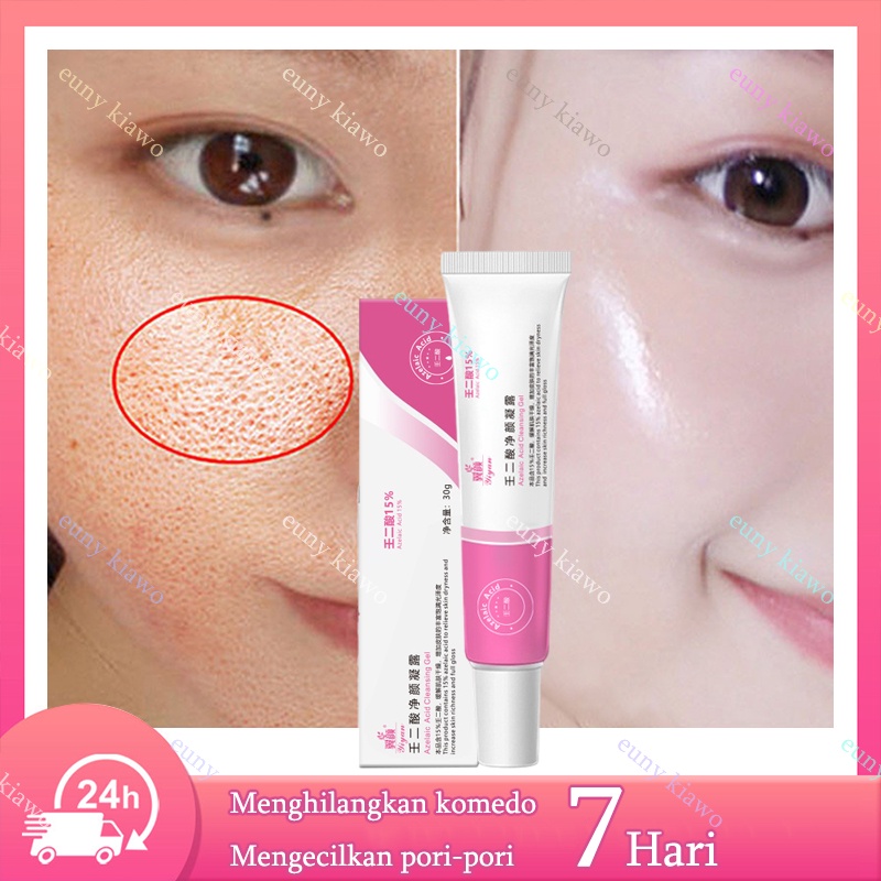 Mengecilkan Pori pori besar Serum wajah Acne gel jerawat 30G Menyegarkan kontrol minyak komedo mengecilkan pori-pori Meningkatkan jerawat dan kulit kasar Melembabkan dan meremajakan Menghilangkan jerawat, komedo, pori-pori besar