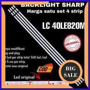 suku cadang Backlight Tv Led Sharp Lc40Le820m Lc40le820 Lc 40le820m 40le820 Lampu Bl 40 in