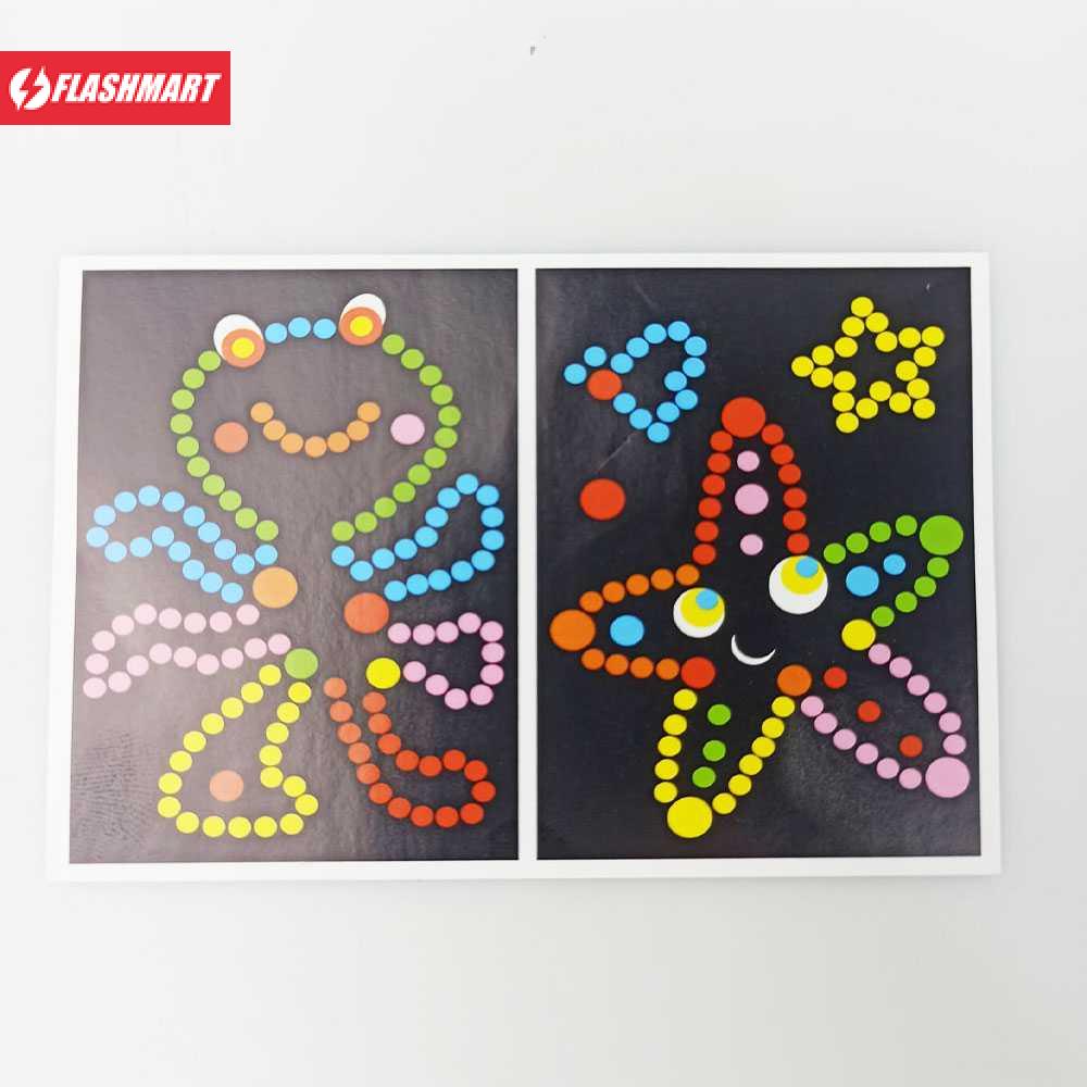 Flashmart Mainan Anak Dot Mosaic Puzzle Children Toy - LA102