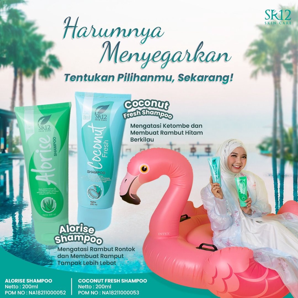 COCONUT FRESH SHAMPOO SR12 / SAMPO KELAPA / SHAMPO ANTI DANDRUFF / SHAMPO PALING AMPUH ATASI KETOMBE