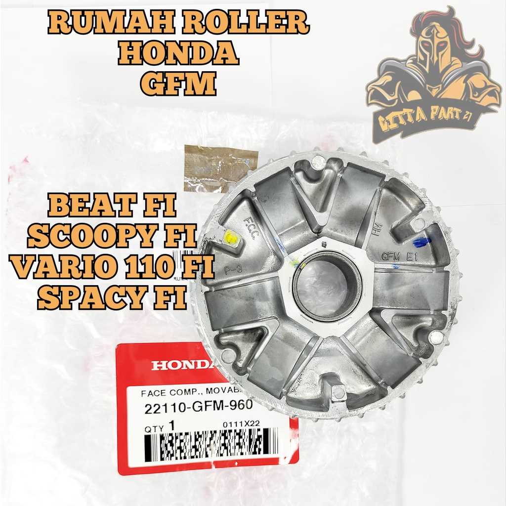 RUMAH ROLLER 100% ASLI ORIGINAL HONDA AHM GFM KUALITAS ASLI ORIGINAL HONDA AHM PRESISI TIDAK BUNYI BAHAN BERKUALITAS NO 1 DAN DIAJMIN AWET BEAT FI SCOOPY FI VARIO 110 FI SPACY FI