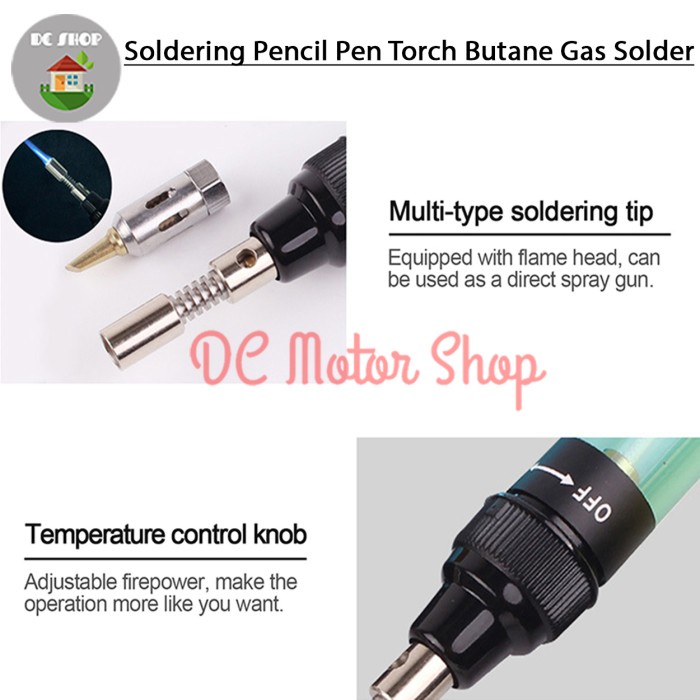 SOLDERING PENCIL PEN TORCH BUTANE GAS SOLDER SOLDER API MINI TORCH GAS