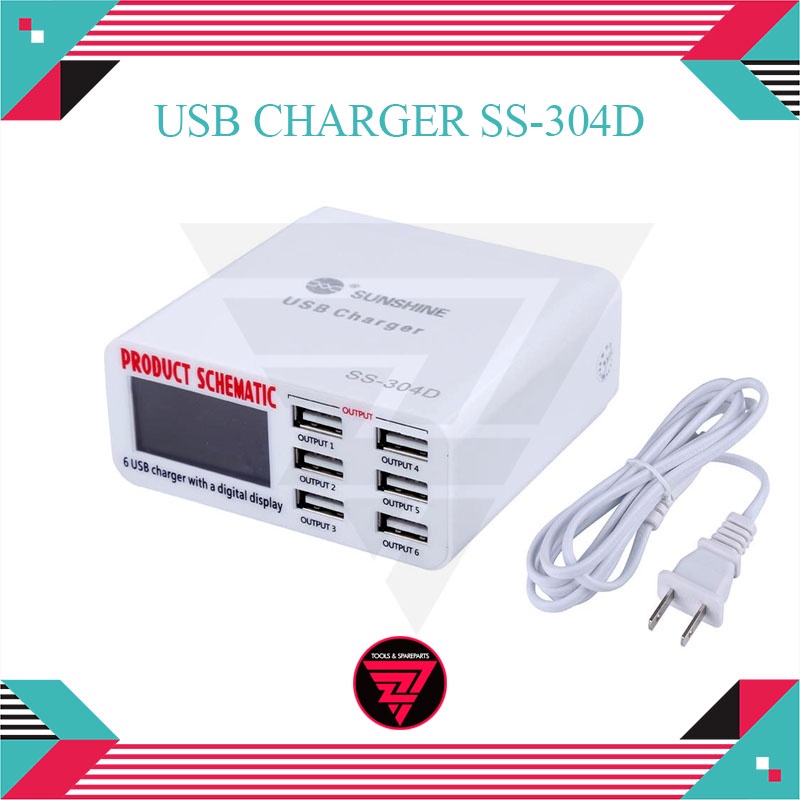 Usb Schematic Sunshine 6 Port SS-304D / USB Charger