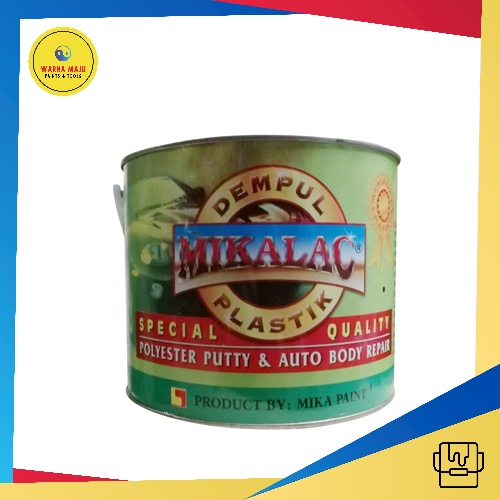Dempul Plastik Mikalac Ukuran 3.5 Kg