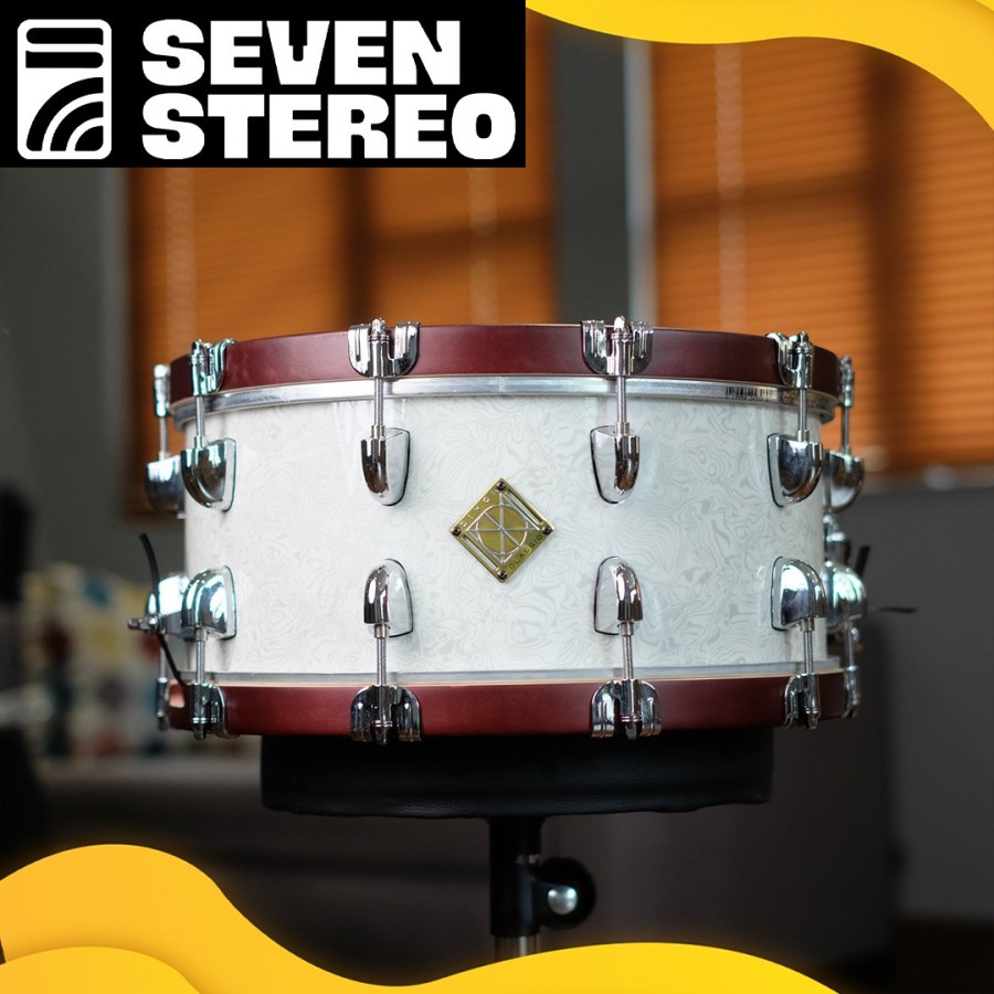 DIXON PDSCL654SWM Classic Series Snare Sub Zero White Maple Hoop