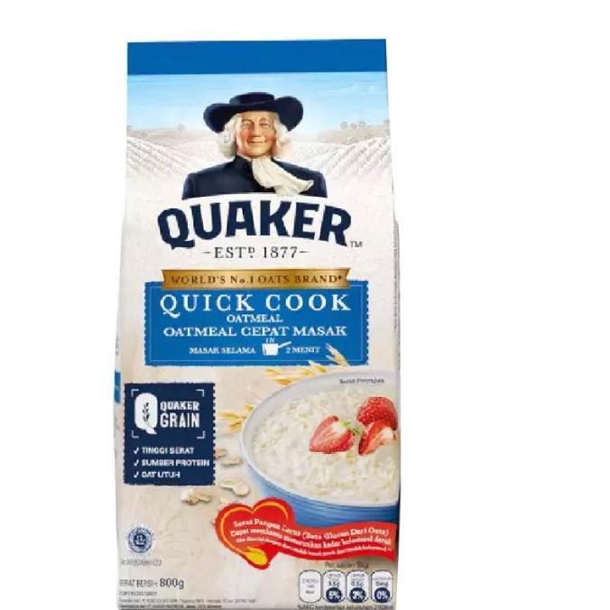 

✧ Quaker Quick Cooking Oatmeal 800 gr ♚