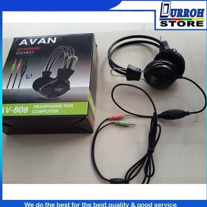Headset Warnet / PC / Komputer Merk Avan 808