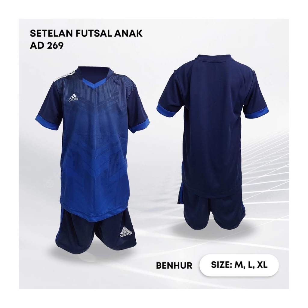 Kaos futsal anak laki-laki ST.AD269 benhur jersey sepak bola baju celana setelan jersy perempuan stelan t-shirt custom outfit seragam kostum olahraga casual print suit pakaian jarsey oblong apparel sport jersi soccer