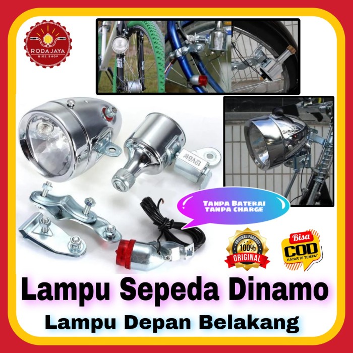 LAMPU DINAMO DEPAN 28 SEPEDA ONTHEL