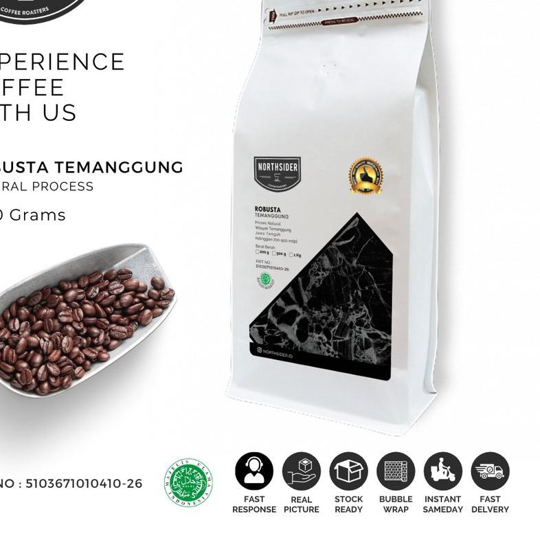 

← KOPI BIJI ROBUSTA TEMANGGUNG NATURAL - 1KG NORTHSIDER COFFEE ☜