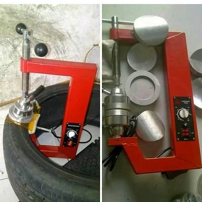 Terlaris Anti Bocor Alat Press Ban 2 Tungku Pemanas Dengan Tambahan Bisa Tambal Samping