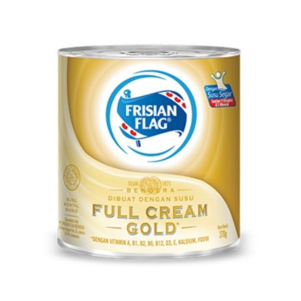 FCW - Susu Kental Manis Full Cream Frisian Flag Gold 370 Gram