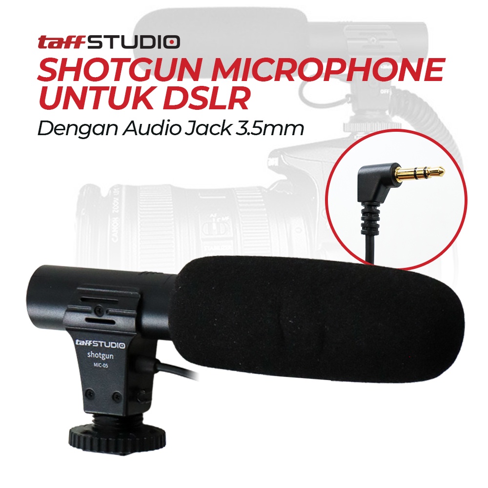 Mikrofon Shotgun Microphone Kamera DSLR