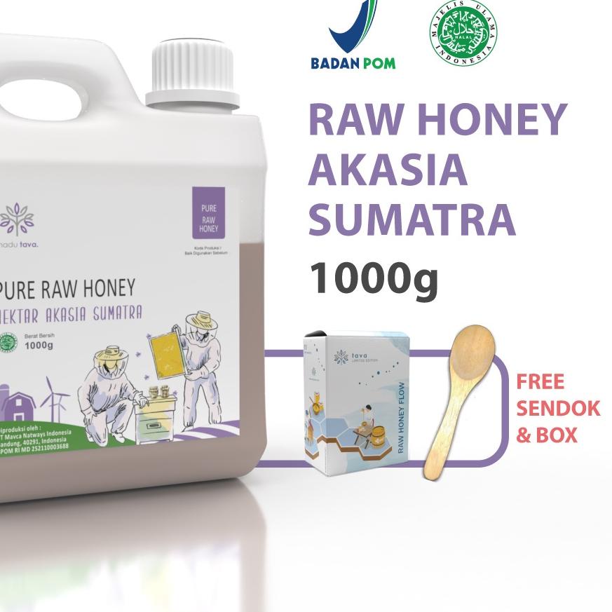 

➳ Asli Murni 1kg Tava Grade A Nektar Akasia Sumatra 100% Alami Pure Natural Raw Honey ☟