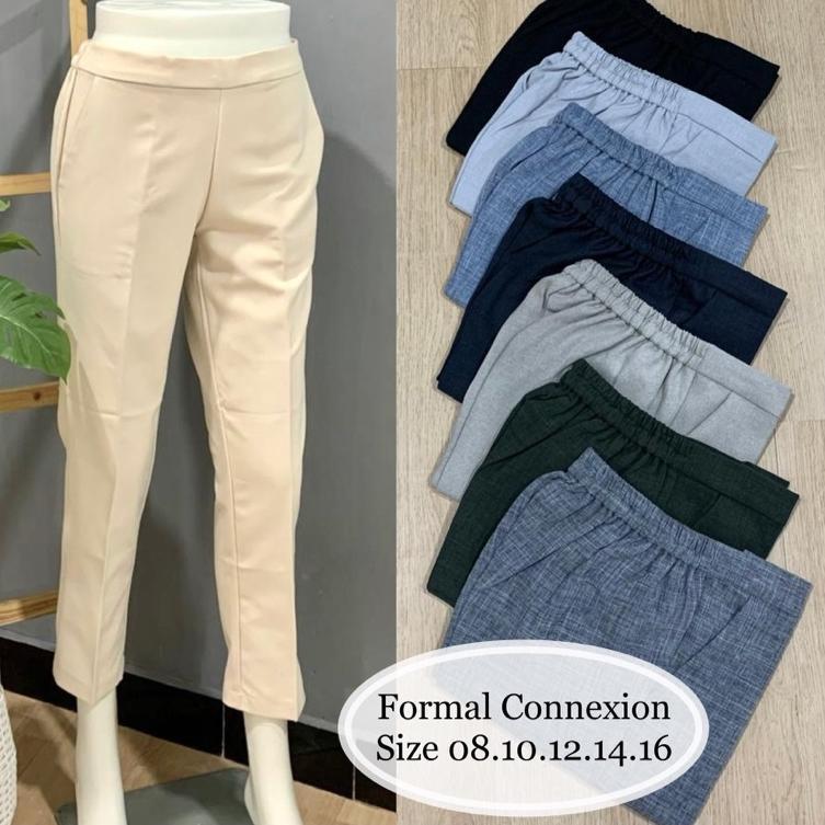 CHEKOUT Connexion Celana Formal Connexion Wanita Celana Kerja Wanita Clana Conextion