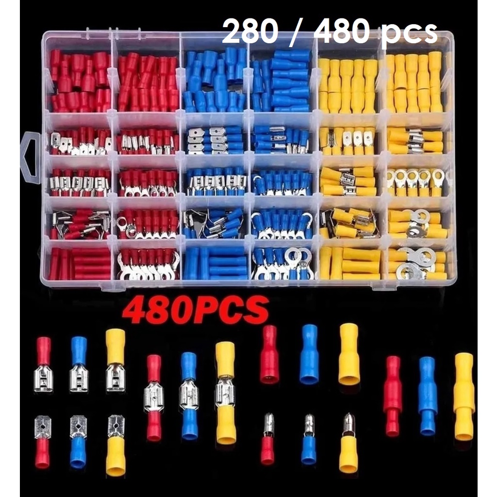 Terminal Insulated Konektor 280 480pcs Skun Konektor Kabel