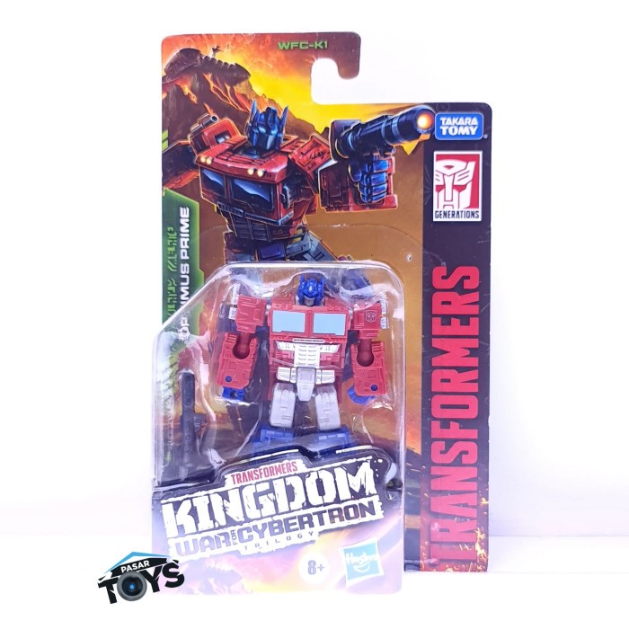 Optimus Prime Transformers War For Cybertron Kingdom Core Class Wfc-K1 #Original