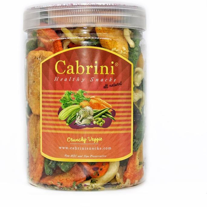 

⅍ Cabrini Healthy Snacks - Crunchy Veggie ( 800 ml ) Keripik Sayur ♕