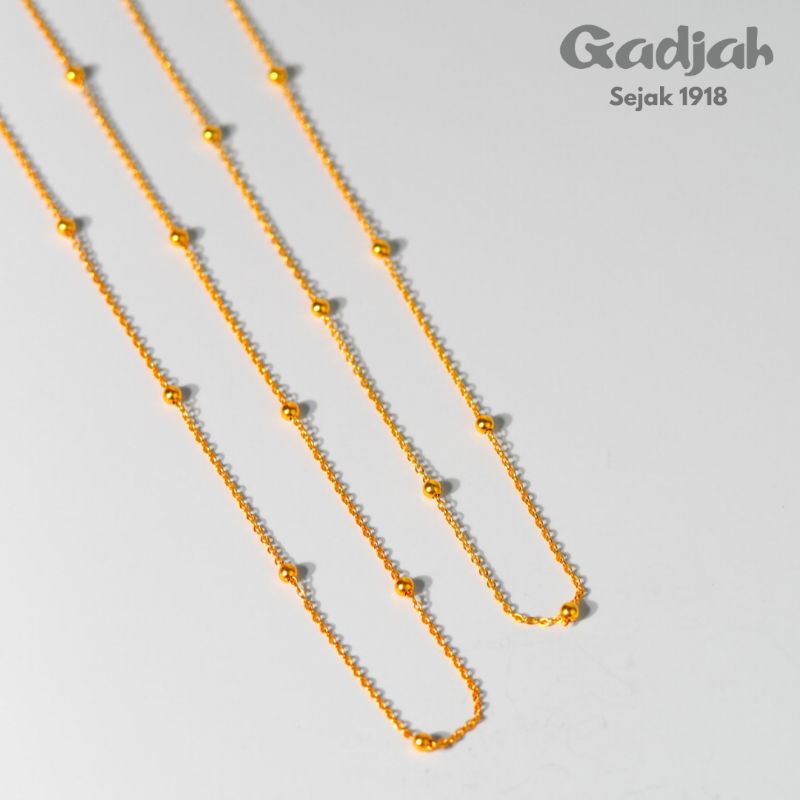 Kalung Emas Jedar 1 Layer Dewian Kuning - Toko Emas Gadjah