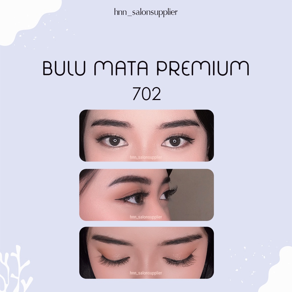 702 Bulu Mata Palsu Handmade Fake Eyelash Eye Lashes Lash Artifivial Belle Eyelashes