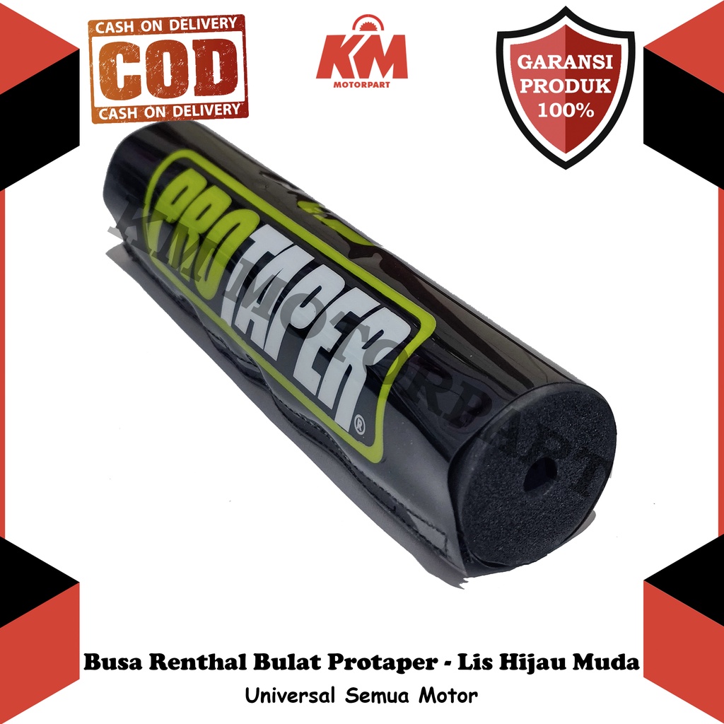 Busa Renthal Model Bulat Protaper Hitam Stang Universal