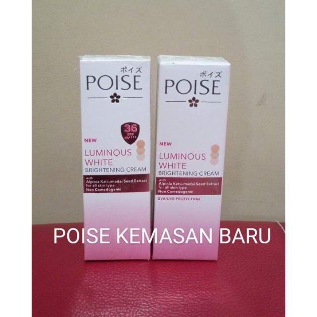 POISE Luminous White Brightening Cream  20gr