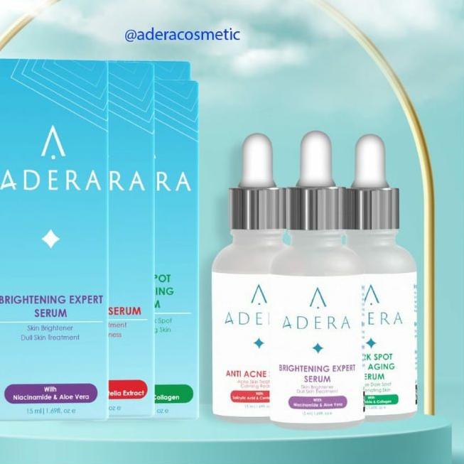★ ADERA FACE SERUM ANTI ACNE/FLEK HITAM/MENCERAHKAN/MENGECILKAN PORI BRIGHTENING ORIGINAL ☇