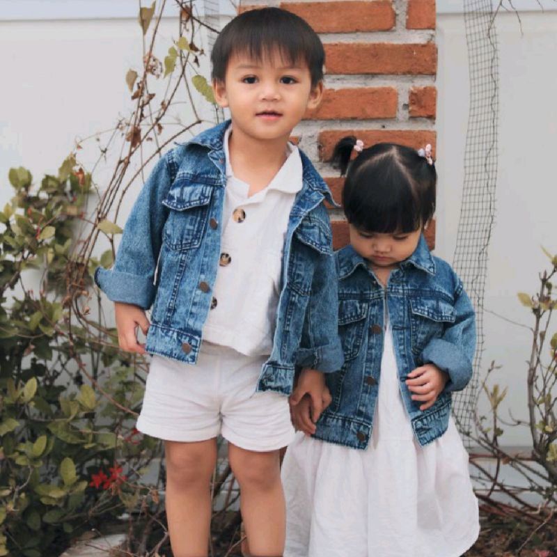 OUTER/KEMEJA JEANS JAKET DENIM ANAK MURAH BAGUS LEMBUT BRANDED