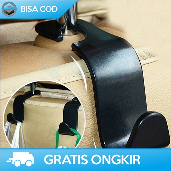 GANTUNGAN HEADREST MOBIL GANTUNGAN HOLDER BARANG CANTELAN KJURSI MOBIL